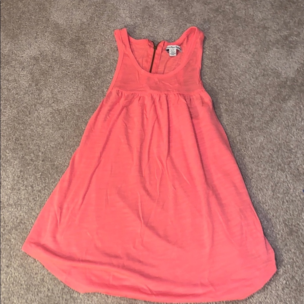 Flowy pink tank top